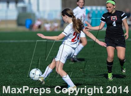 Thumbnail 2 in Incarnate Word Academy vs. Granite City (St. Louis Soccer Classic) photogallery.