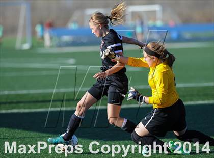 Thumbnail 1 in Incarnate Word Academy vs. Granite City (St. Louis Soccer Classic) photogallery.