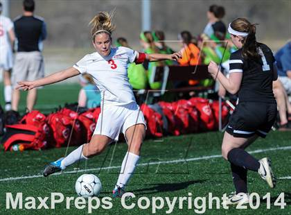 Thumbnail 3 in Incarnate Word Academy vs. Granite City (St. Louis Soccer Classic) photogallery.