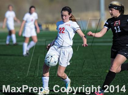 Thumbnail 2 in Incarnate Word Academy vs. Granite City (St. Louis Soccer Classic) photogallery.