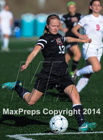 Thumbnail 1 in Incarnate Word Academy vs. Granite City (St. Louis Soccer Classic) photogallery.