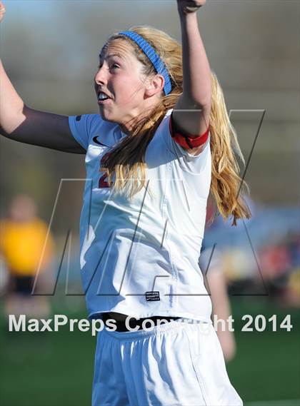 Thumbnail 1 in Incarnate Word Academy vs. Granite City (St. Louis Soccer Classic) photogallery.