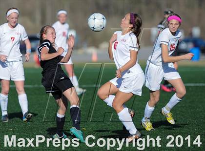 Thumbnail 2 in Incarnate Word Academy vs. Granite City (St. Louis Soccer Classic) photogallery.