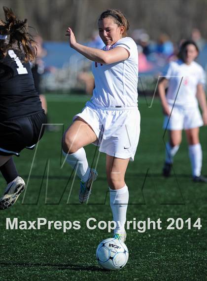 Thumbnail 3 in Incarnate Word Academy vs. Granite City (St. Louis Soccer Classic) photogallery.