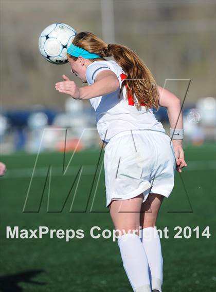 Thumbnail 2 in Incarnate Word Academy vs. Granite City (St. Louis Soccer Classic) photogallery.