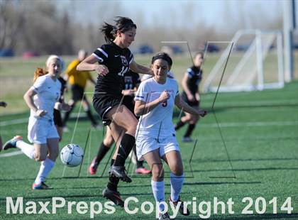 Thumbnail 3 in Incarnate Word Academy vs. Granite City (St. Louis Soccer Classic) photogallery.