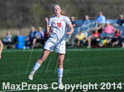 Thumbnail 1 in Incarnate Word Academy vs. Granite City (St. Louis Soccer Classic) photogallery.