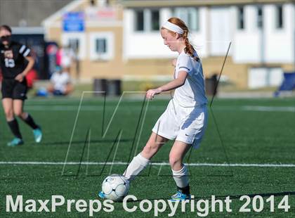 Thumbnail 2 in Incarnate Word Academy vs. Granite City (St. Louis Soccer Classic) photogallery.