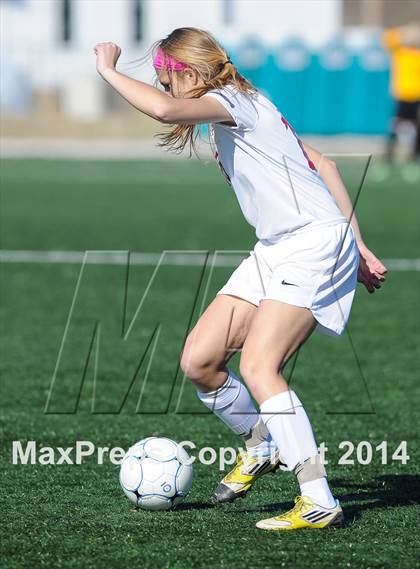 Thumbnail 1 in Incarnate Word Academy vs. Granite City (St. Louis Soccer Classic) photogallery.