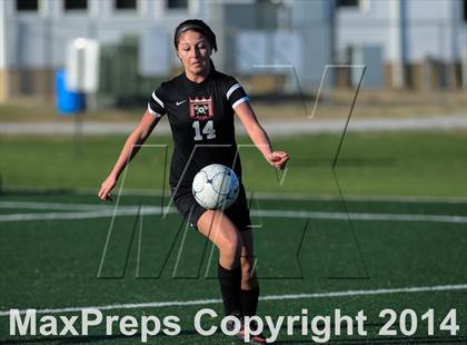 Thumbnail 1 in Incarnate Word Academy vs. Granite City (St. Louis Soccer Classic) photogallery.