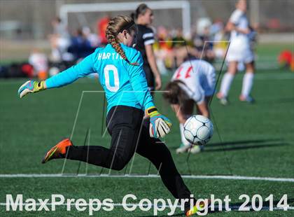 Thumbnail 2 in Incarnate Word Academy vs. Granite City (St. Louis Soccer Classic) photogallery.