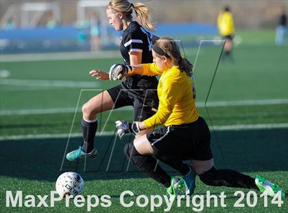 Thumbnail 3 in Incarnate Word Academy vs. Granite City (St. Louis Soccer Classic) photogallery.