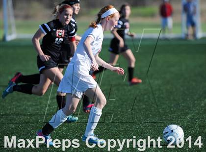 Thumbnail 1 in Incarnate Word Academy vs. Granite City (St. Louis Soccer Classic) photogallery.