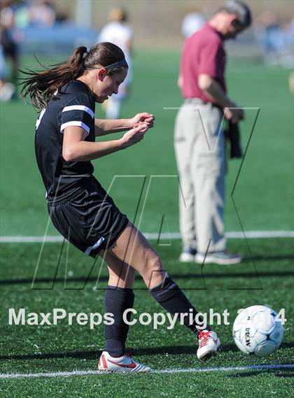 Thumbnail 1 in Incarnate Word Academy vs. Granite City (St. Louis Soccer Classic) photogallery.