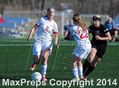 Thumbnail 2 in Incarnate Word Academy vs. Granite City (St. Louis Soccer Classic) photogallery.