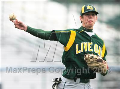 Thumbnail 1 in Live Oak vs. Santa Cruz (CIF CCS D3 Final) photogallery.