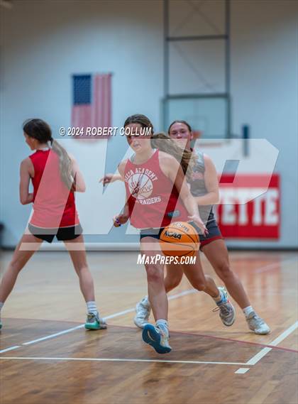 Thumbnail 3 in West Union vs Delta Academy (Scrimmage) photogallery.