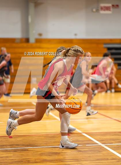 Thumbnail 3 in West Union vs Delta Academy (Scrimmage) photogallery.