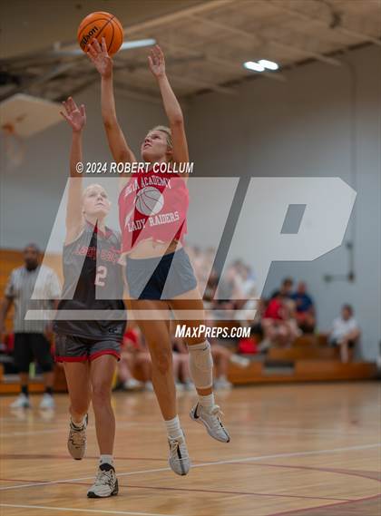Thumbnail 3 in West Union vs Delta Academy (Scrimmage) photogallery.