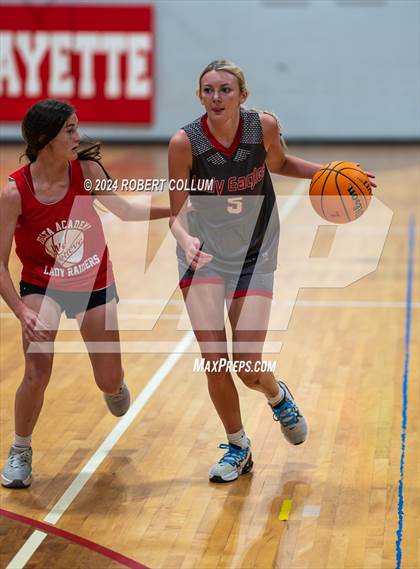 Thumbnail 2 in West Union vs Delta Academy (Scrimmage) photogallery.