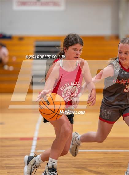 Thumbnail 2 in West Union vs Delta Academy (Scrimmage) photogallery.