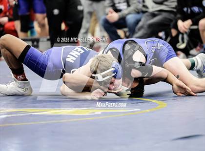 Thumbnail 3 in NYSPHSAA Wrestling Dual Finals Round 1 (John Glenn vs Peru) photogallery.