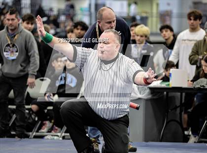 Thumbnail 2 in NYSPHSAA Wrestling Dual Finals Round 1 (John Glenn vs Peru) photogallery.
