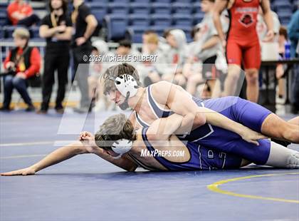 Thumbnail 3 in NYSPHSAA Wrestling Dual Finals Round 1 (John Glenn vs Peru) photogallery.