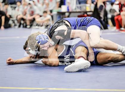 Thumbnail 3 in NYSPHSAA Wrestling Dual Finals Round 1 (John Glenn vs Peru) photogallery.