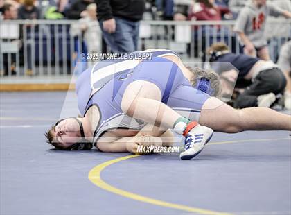 Thumbnail 3 in NYSPHSAA Wrestling Dual Finals Round 1 (John Glenn vs Peru) photogallery.