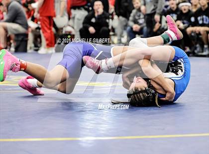 Thumbnail 1 in NYSPHSAA Wrestling Dual Finals Round 1 (John Glenn vs Peru) photogallery.