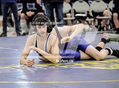 Thumbnail 2 in NYSPHSAA Wrestling Dual Finals Round 1 (John Glenn vs Peru) photogallery.