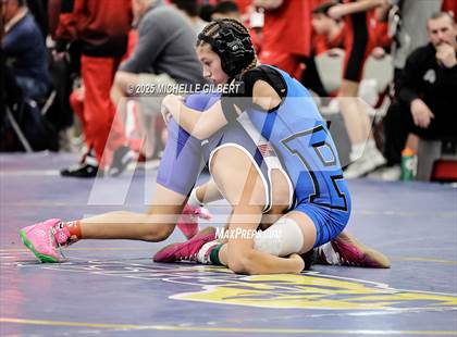 Thumbnail 3 in NYSPHSAA Wrestling Dual Finals Round 1 (John Glenn vs Peru) photogallery.
