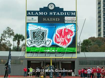 Thumbnail 3 in Katy Tigers vs Cibolo Steele (UIL 6A D2 Semifinal) photogallery.