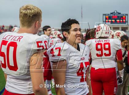 Thumbnail 2 in Katy Tigers vs Cibolo Steele (UIL 6A D2 Semifinal) photogallery.