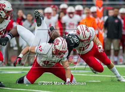 Thumbnail 2 in Katy Tigers vs Cibolo Steele (UIL 6A D2 Semifinal) photogallery.