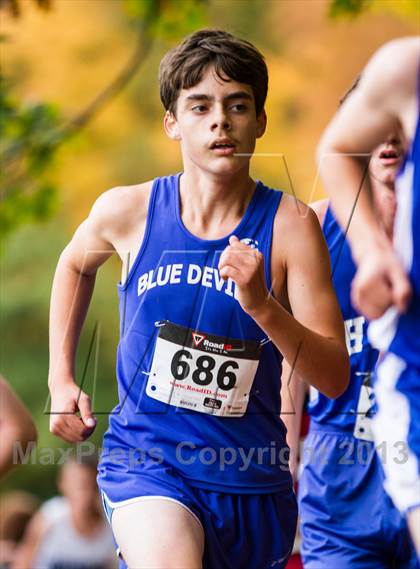 Thumbnail 1 in JV: CCC Cross Country Championships photogallery.