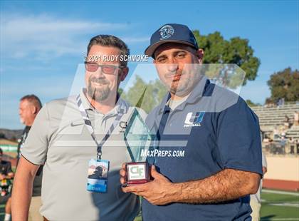 Thumbnail 1 in Patrick Henry vs. University City (CIF SDS Division 4 finals) photogallery.