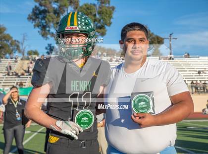 Thumbnail 1 in Patrick Henry vs. University City (CIF SDS Division 4 finals) photogallery.