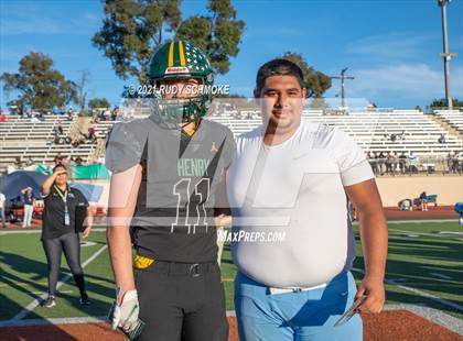Thumbnail 1 in Patrick Henry vs. University City (CIF SDS Division 4 finals) photogallery.