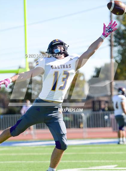 Thumbnail 1 in Salinas @ Serra (CIF CCS Open Division Quarterfinals) photogallery.