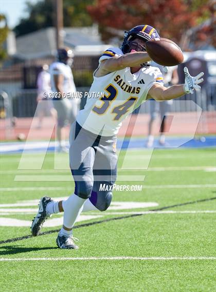 Thumbnail 1 in Salinas @ Serra (CIF CCS Open Division Quarterfinals) photogallery.