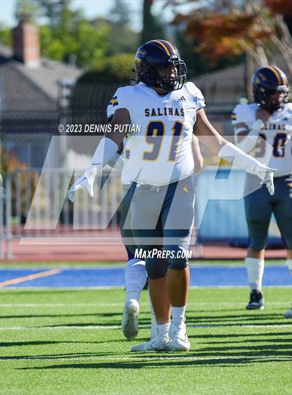 Thumbnail 2 in Salinas @ Serra (CIF CCS Open Division Quarterfinals) photogallery.