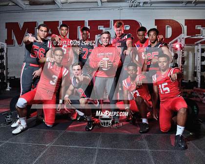 Thumbnail 3 in Mater Dei (Preseason Early Contenders Photo Shoot)) photogallery.