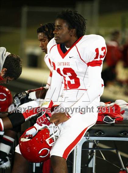 Thumbnail 3 in Liberty-Eylau vs. Carthage (3A Region 2 Bi-District Playoff) photogallery.