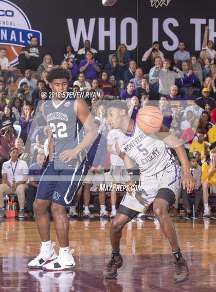 Thumbnail 1 in University vs. Montverde Academy (GEICO National Tournament Final) photogallery.