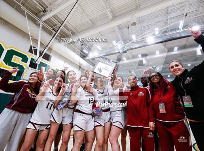 Thumbnail 1 in Notre Dame Academy vs  Oakwood (CIF SS D4A Championship) photogallery.