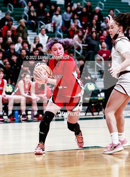 Thumbnail 1 in Notre Dame Academy vs  Oakwood (CIF SS D4A Championship) photogallery.