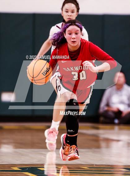 Thumbnail 3 in Notre Dame Academy vs  Oakwood (CIF SS D4A Championship) photogallery.