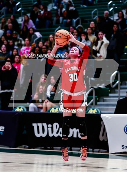 Thumbnail 3 in Notre Dame Academy vs  Oakwood (CIF SS D4A Championship) photogallery.